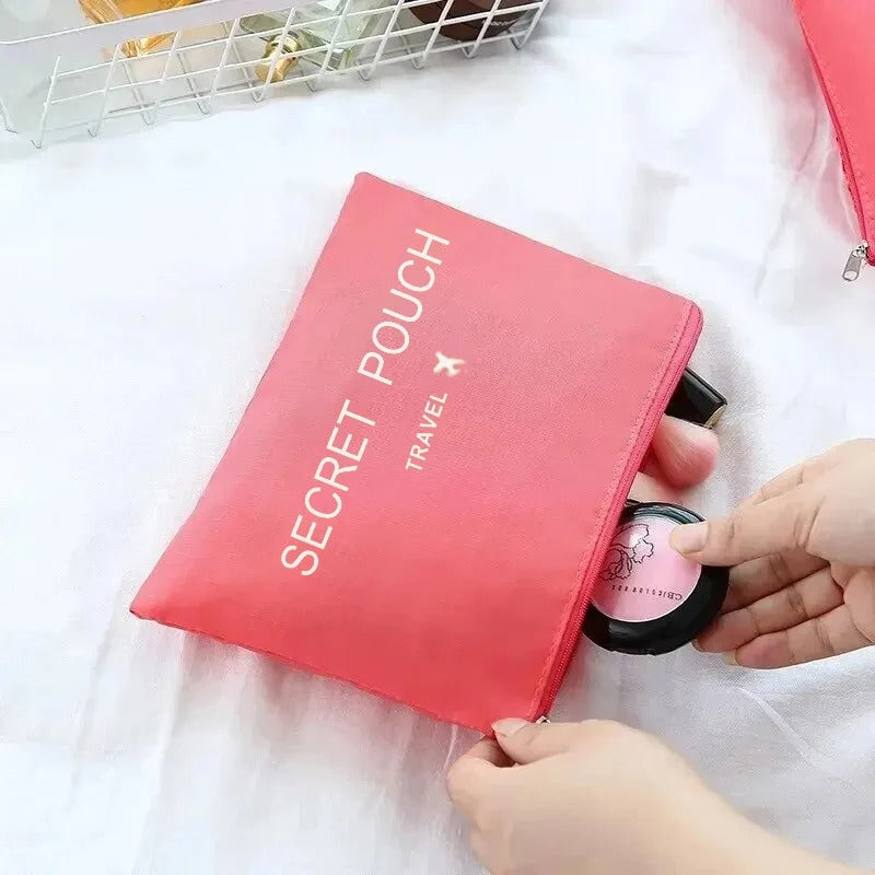 6pc Foldable Travel Storage Bags And Luggage Organizer